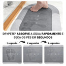Tapete Absorvente Banheiro Antiderrapante Secagem Rápida